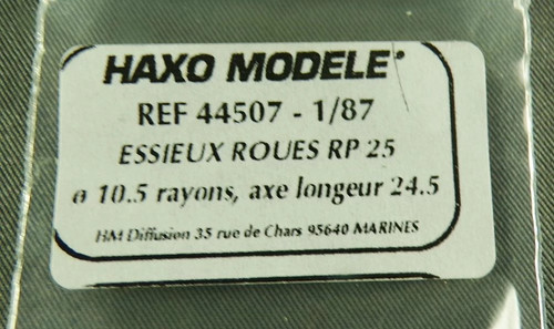 Haxo modele 44507 essieux - modele, ho