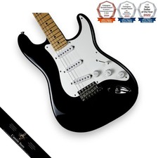 Guitare électrique Fender Eric Clapton UD Stratocaster Blackie 2002 noire