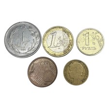 World Coin Lot of 5: Turkey