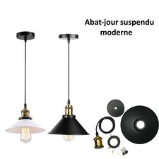 Suspension de plafond de style industriel moderne abat-jour de cuisine luminaire