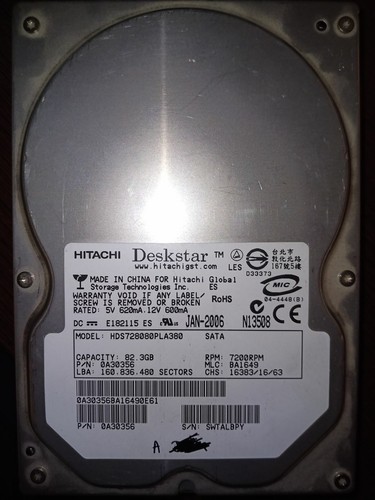 Disque dur hitachi - disque,