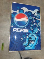 vintage Pepsi musique danse bar pub cadre photo lampe lumière boisson rétro espace ancien