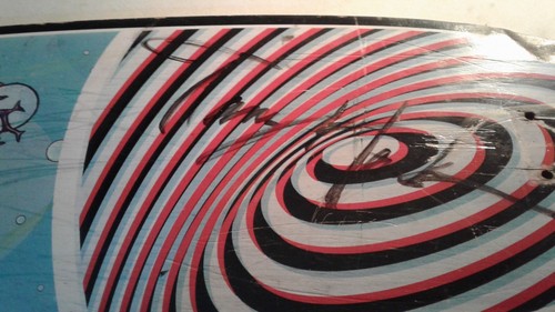 Tony hawk singed skateboard - tony,