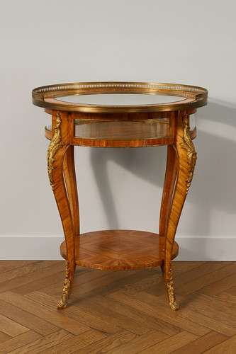 Table vitrine style - louis, xv