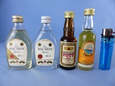 Lot de 4 mignonnettes Rhum