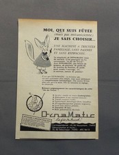 PUB PUBLICITE ANCIENNE ADVERT CLIPPING 130517 / MACHINE A TRICOTER DYNAMATIC