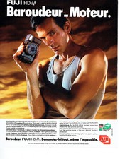 Publicité Advertising 088  1985   baroudeur -moteur Fuji-HD-M