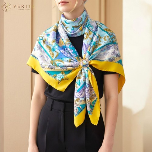 Rare vintage foulard - vintage, soie