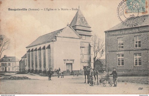 Bougainville eglise mairie - 80,
