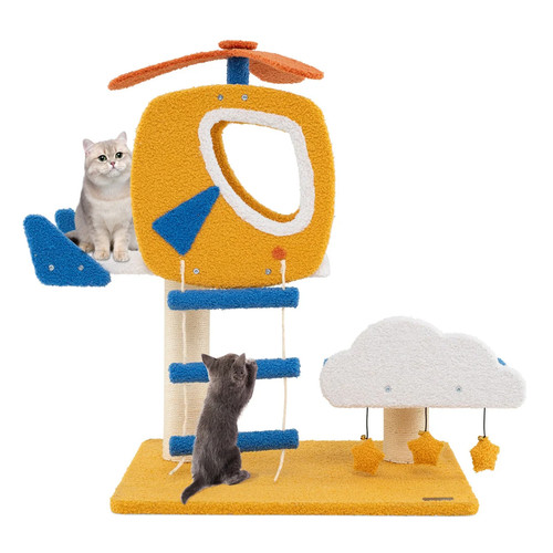 Arbre chat aérien 5 - chat, x