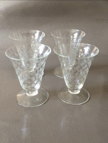 Anciens verres gravés - anciens,