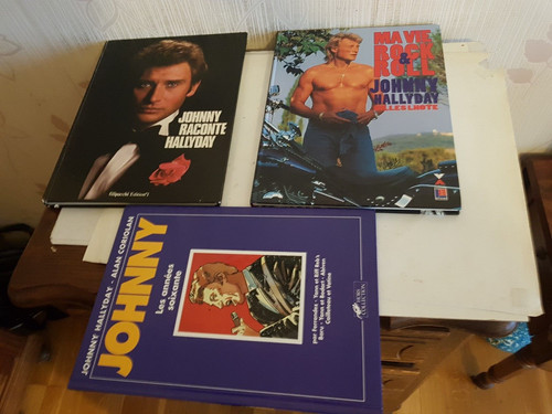 Livres johnny halliday lot - livres,