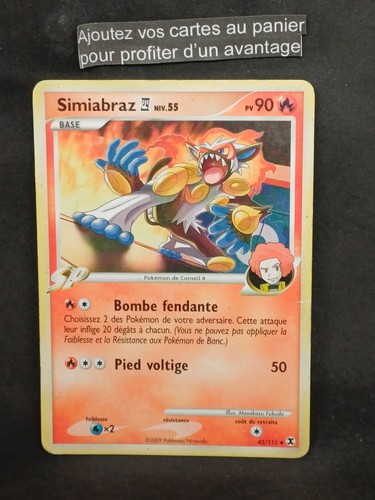Carte pokémon simiabraz - pokémon,