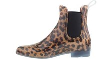 J CREW  - BOOTS - BOTTINES - CHELSEA LEOPARD - POINTURE 8 us soit  39 fr