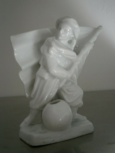 Encrier ancien porcelaine - encrier,