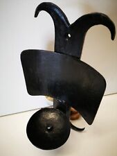 Applique murale fer forgé noire