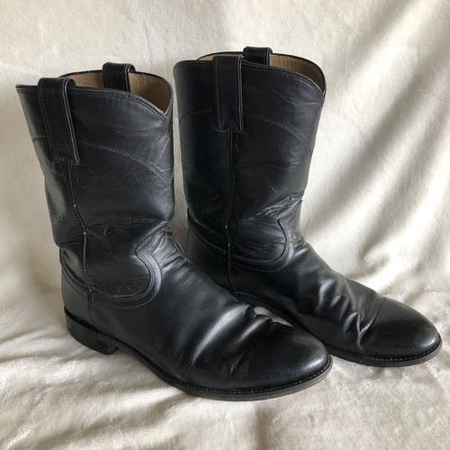 Black justin boots - justin,