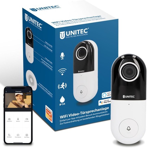 Unitec wlan vidéo portier - wlan,