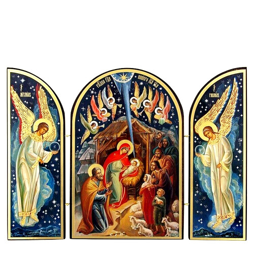 Icone nativite christ - du, christ/