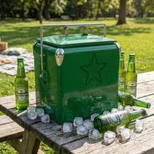 Heineken 14Qt Metal Cooler