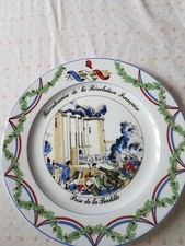Assiette Bicentenaire de la Révolution Française "Prise de la Bastille"