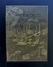 Plaque en verre Négatif*Élevage du Vexin Normand*(9,5x15 recadrée 7x10)(Rare)