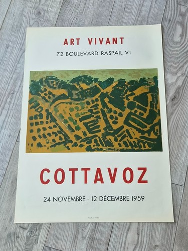 Affiche originale cottavoz art - affiche,