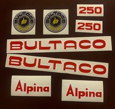 Bultaco alpina adhesivos - bultaco,