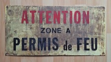 Ancienne Plaque Émaillée De