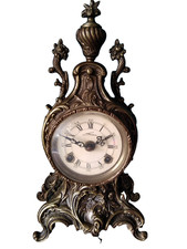 Pendule bronze cartel - pendule, bronze,