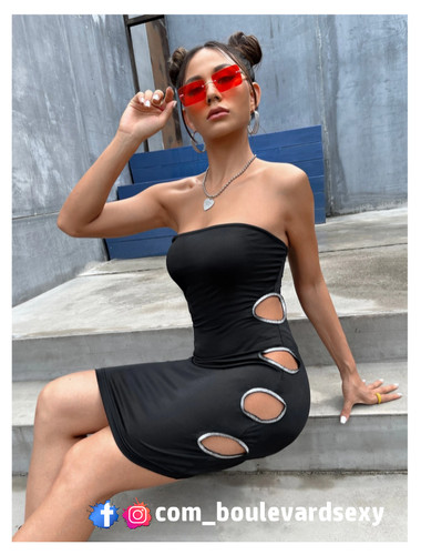 Robe courte moulante - 👄, tik