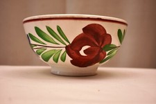 Ancien Spongeware Bol Mouzin