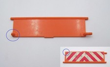 PLAYMOBIL (Q3111) CHANTIER - Porte pour Benne Arrière Camion 3203 3474 (cassée)