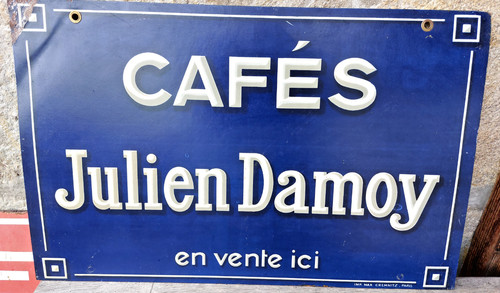 Grande plaque publicitaire
