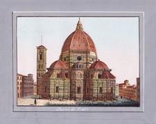 Cathédrale Santa Maria Del Fiore Florence Gravure 1820 335615