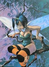 Régis LOISEL :  La fée clochette, Sérigraphie signée au crayon, 2005