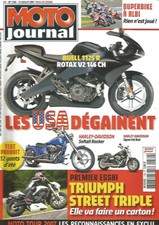 MOTO JOURNAL N°1769 HARLEY SOFTAIL ROCKER & DYNA FAT BOB / TRIUMPH STREET TRIPLE