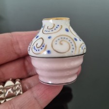 Vase Ancien Miniature 1920 Art Déco Limoges Poupée Dînette 