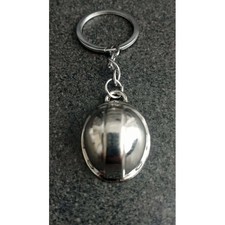PORTE CLE METAL 3D CASQUE