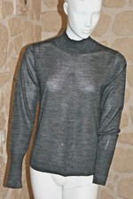 Pull gris neuf 100% laine M