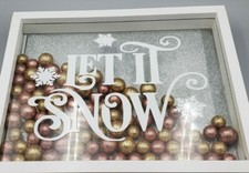 Shadow Box "Let it Snow"