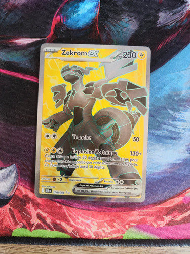 Carte pokémon zekrom - pokémon,