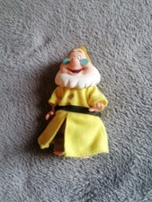 Jouet Vintage  Blanche Neige Et Les Sept Nains Walt Disney H 10 Cm