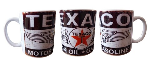 Mug texaco motor oil gasolin - motor,