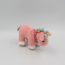 Petit doudou ane cheval rose