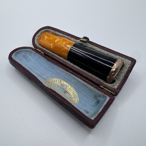 Ancien fume cigarette ambre - ancien,