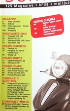 125 Magazine n°38; Guide d'achat 125 + de 130 modèle/ Maxi comparatif scooter GT