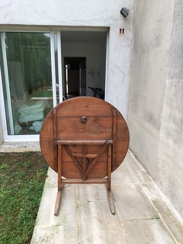Table ronde ancienne - table,