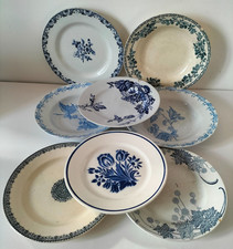 8 assiettes terre de fer