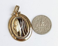 Pendentif ancien Vierge Marie